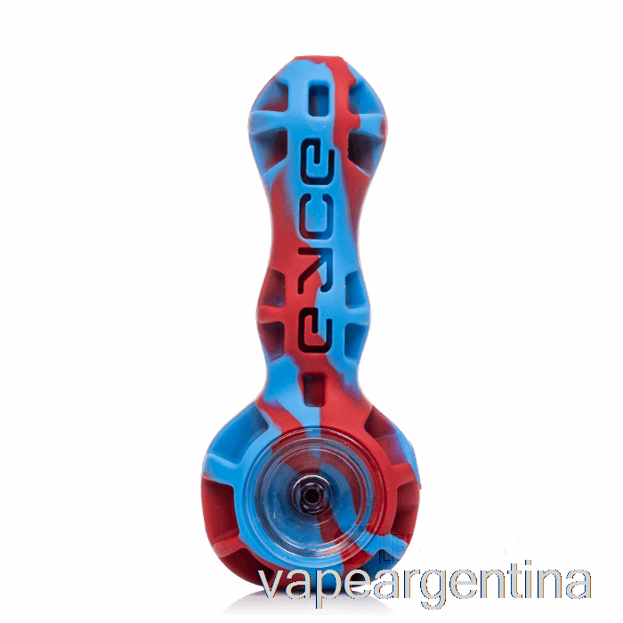 Eyce Cuchara Silicona Avalancha (azul/rojo) Vape Argentina